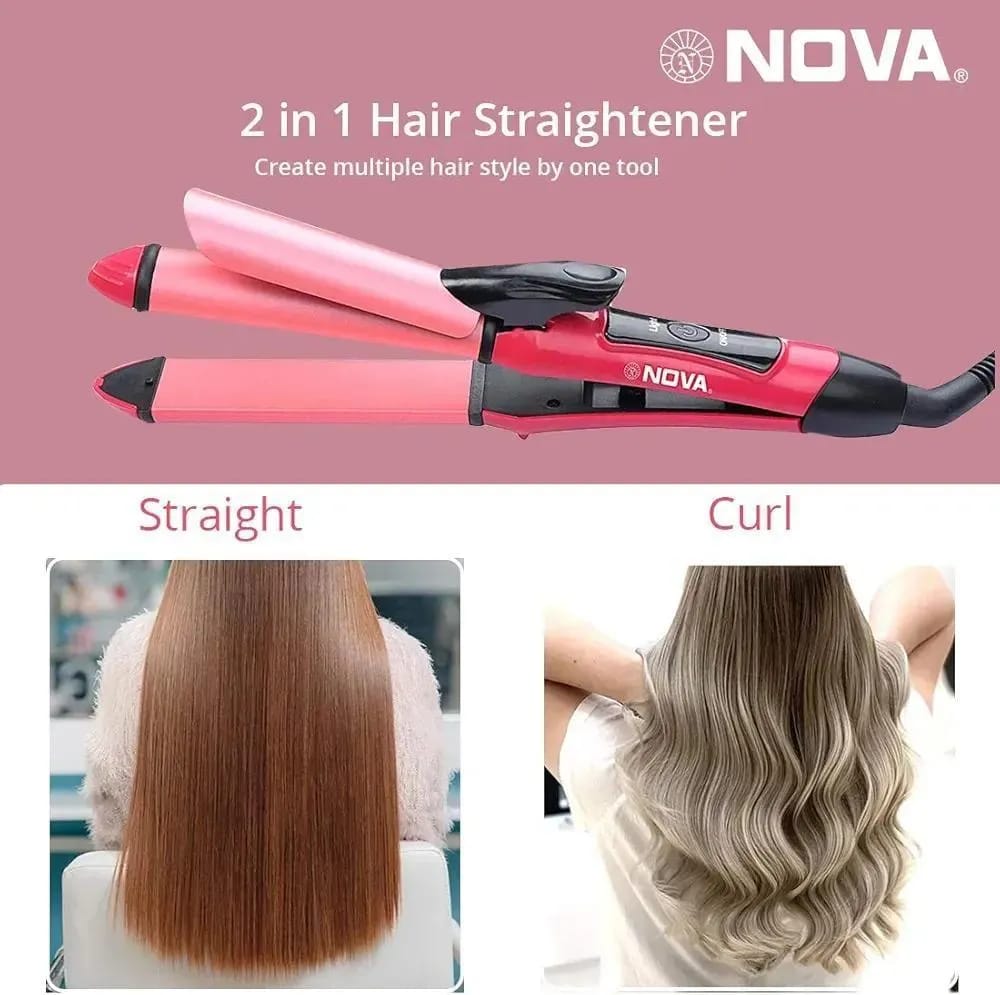 Frizz Therapy Hair Curler & Straightener