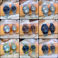 Stylish Unisex Silver Chain Strap Quartz Watch - 2 Pcs Analogue Couple Watches