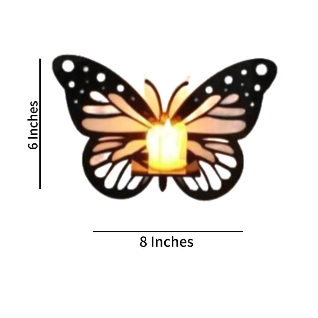 Butterfly Design Wall Shelves - 3 Pcs Set
