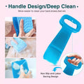 Silicone Back Bath Scrubber Belt-Double Sided