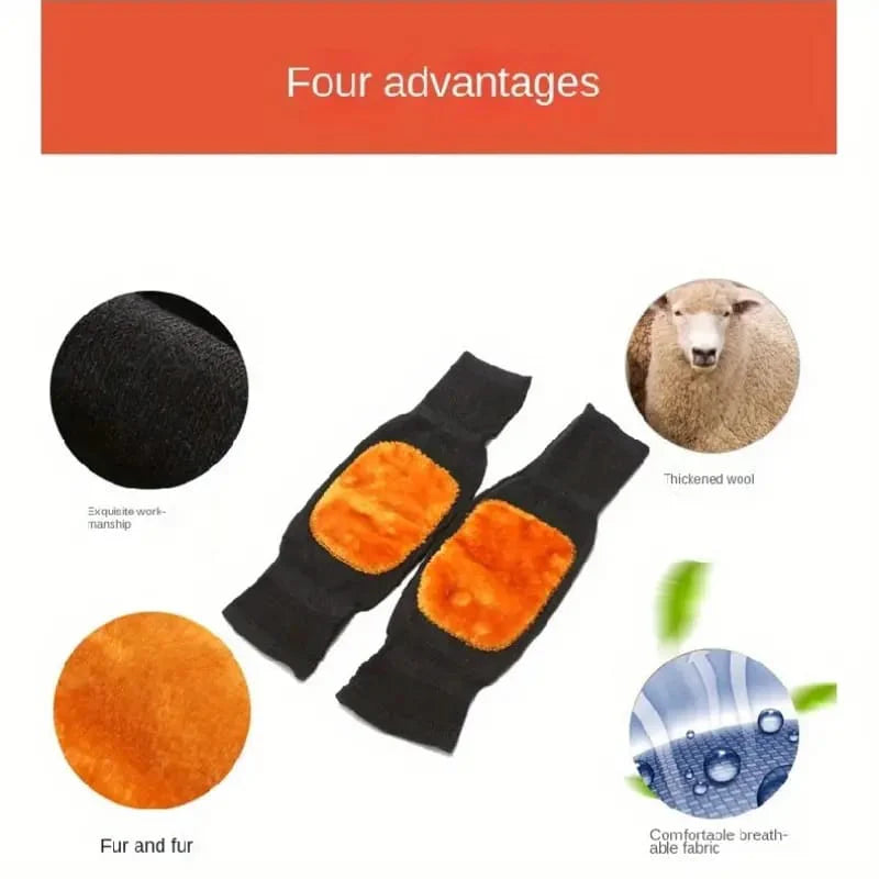 HeatFlex Winter Thermal Knee Pads